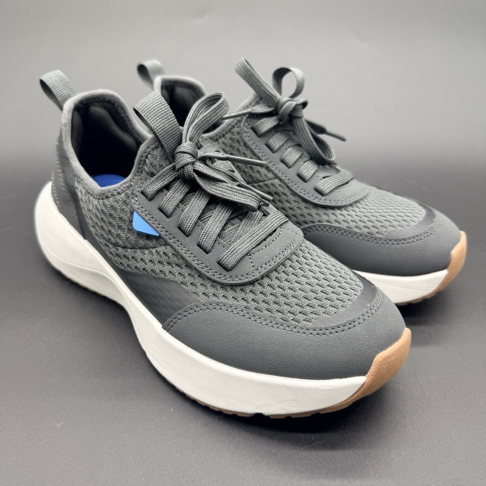 Vessi Pacific Sneaker Women's Size 7 Gray Blue Waterproof Lace Up Shoes